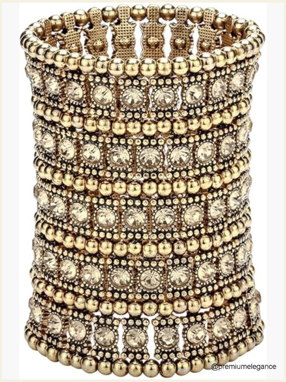 Multilayer Stretch Cuff Bracelet Elastic Band Various Wrist Sizes